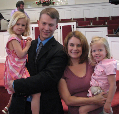 Jason and Brandi Smith with daughters