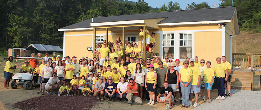 Mountain Outreach 2010 -- completed home